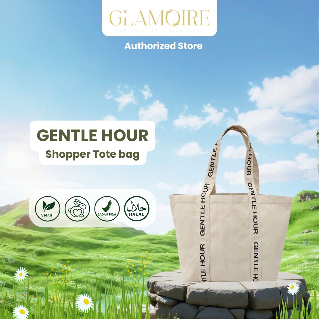 Gentle Hour Shopper Tote bag | Tas Canvas Wanita